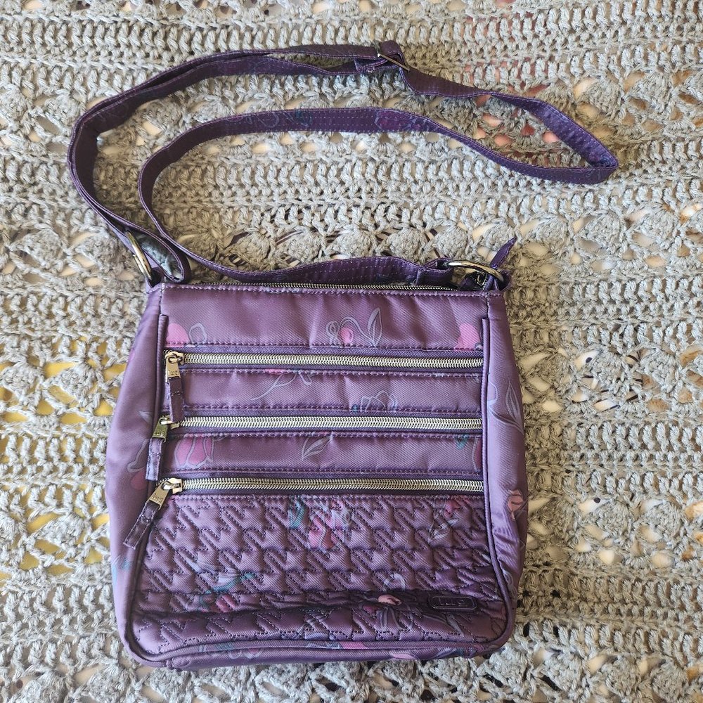 LUG Breezer - Purple Floral Crossbody